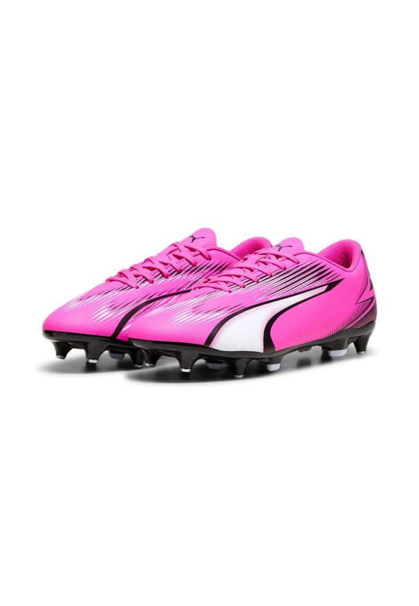 Buty piłkarskie Puma Ultra Play MxSG. Kolor: różowy. Materiał: tkanina, materiał, syntetyk. Sport: piłka nożna