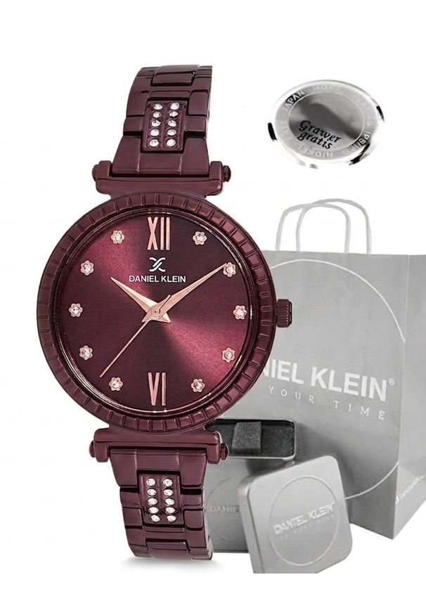 Zegarek Daniel Klein Zegarek damski Daniel Klein FLORIA z GRAWEREM