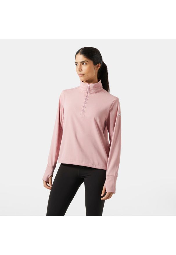 Damska bluza dresowa Helly Hansen Versalite. Kolor: różowy. Materiał: dresówka. Sport: turystyka piesza