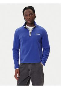 Napapijri Polar T-Dergana NP0A88UZ Niebieski Regular Fit. Kolor: niebieski. Materiał: syntetyk #1