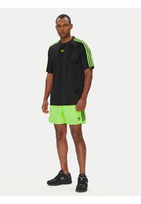 Adidas - adidas Szorty sportowe adicolor Classics Sprinter JY1269 Zielony Regular Fit. Kolor: zielony. Materiał: syntetyk. Styl: sportowy