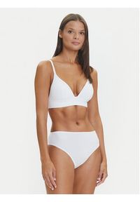 Hunkemöller Biustonosz braletka 302037 Biały. Kolor: biały. Materiał: bawełna #2