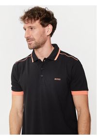 BOSS - Boss Polo Paddy 1 50512995 Czarny Regular Fit. Typ kołnierza: polo. Kolor: czarny. Materiał: bawełna #4