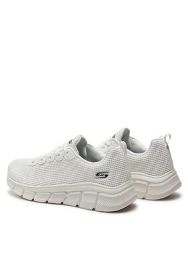 skechers - Skechers Sneakersy Bobs B Flex-Visionary Essence 117346/W Biały. Kolor: biały. Materiał: mesh, materiał