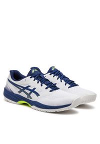 Asics Buty halowe Gel-Court Hunter 3 1071A088 Biały. Kolor: biały. Materiał: skóra #3