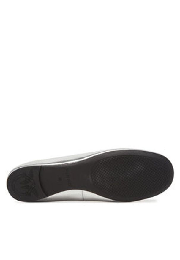 Pinko - PINKO Baleriny Gioia 03 SD0295 P049 Srebrny. Kolor: srebrny. Materiał: skóra