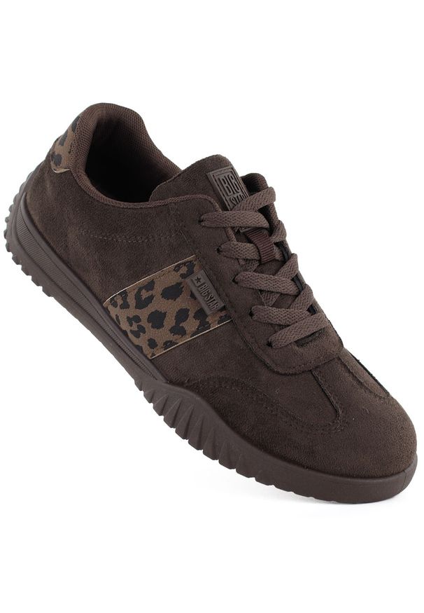 Big-Star - Półbuty sportowe damskie zamszowe brązowe Big Star TT274265. Kolor: brązowy. Materiał: tkanina. Styl: sportowy