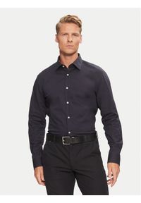 BOSS - Boss Koszula 50527198 Granatowy Slim Fit. Kolor: niebieski. Materiał: bawełna #1