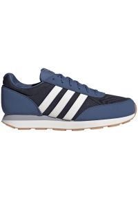 Adidas - Buty adidas Run 60s 3.0 Lifestyle Running M ID1860 niebieskie. Okazja: na co dzień. Zapięcie: sznurówki. Kolor: niebieski. Materiał: syntetyk, skóra. Szerokość cholewki: normalna. Sport: bieganie #7