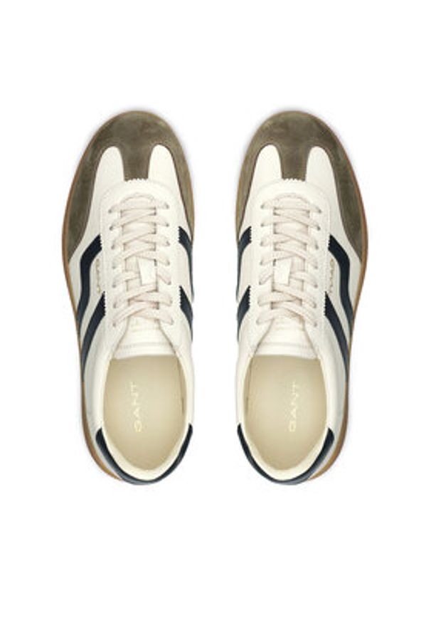GANT - Gant Sneakersy 31631012 Écru. Materiał: skóra