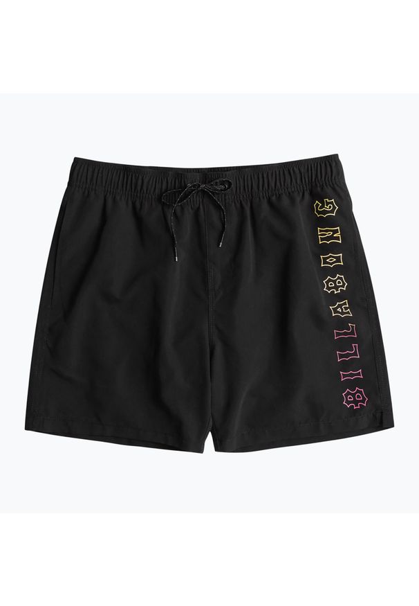 Szorty kąpielowe męskie Billabong All Day Heritage Layback 16". Kolor: czarny