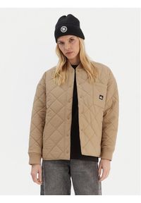Quiksilver Kurtka przejściowa Shining Quilted EQWJK03084 Beżowy Regular Fit. Kolor: beżowy. Materiał: syntetyk #1