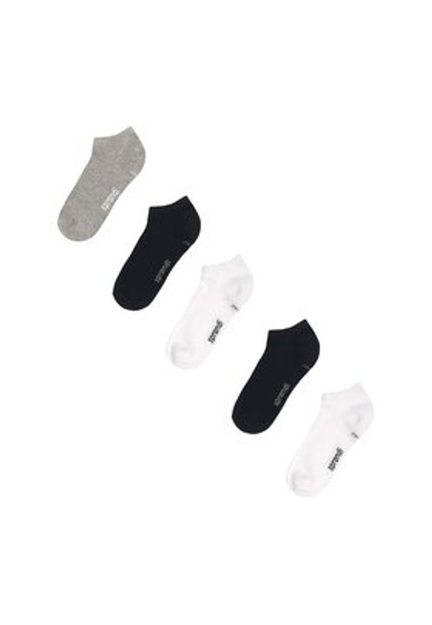 Sprandi Zestaw 5 par niskich skarpet damskich 0WB-003-AW23 (5-pack) Kolorowy. Materiał: bawełna. Wzór: kolorowy