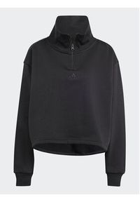 Adidas - adidas Bluza IR8379 Czarny Oversize. Kolor: czarny. Materiał: bawełna #6