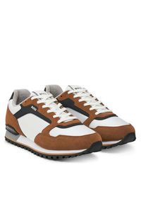 BOSS Sneakersy Parkour-L 50523221 Beżowy. Kolor: beżowy. Materiał: zamsz, skóra #2
