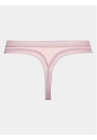 Calvin Klein Underwear Stringi 000QD3763E Fioletowy. Kolor: fioletowy. Materiał: syntetyk