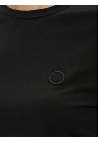 Trussardi Jeans - Trussardi Bluzka 56T00587 Czarny Regular Fit. Kolor: czarny. Materiał: bawełna #5