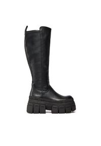 Buffalo Muszkieterki Gospher Stretch Boot 1622354 Czarny. Kolor: czarny. Materiał: skóra