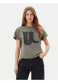 Noisy may - Noisy May T-Shirt 27030135 Szary Regular Fit. Kolor: szary. Materiał: bawełna