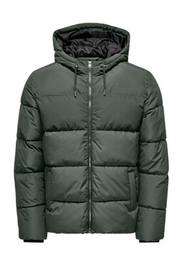 Only & Sons Kurtka zimowa 22020857 Zielony Regular Fit. Kolor: zielony. Materiał: syntetyk. Sezon: zima
