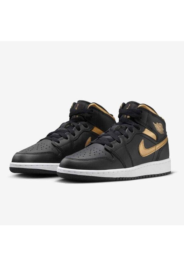 Buty Sportowe Męskie Nike Air Jordan 1 Mid. Kolor: czarny