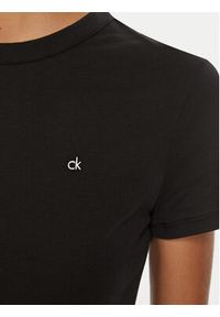 Calvin Klein T-Shirt Emb Graphic K20K208061 Czarny Slim Fit. Kolor: czarny. Materiał: bawełna #3