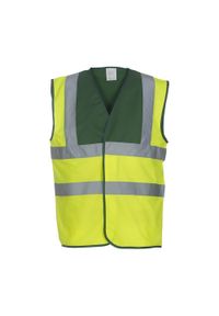 YOKO - Kurtka Odblaskowa Dla Dorosłych Unisex Two Tone Class 1. Kolor: żółty, wielokolorowy, zielony