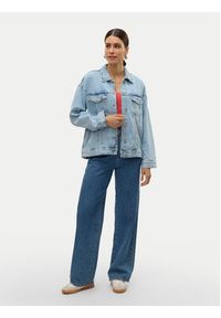 Vero Moda Kurtka jeansowa Tessa 10329868 Niebieski Relaxed Fit. Kolor: niebieski. Materiał: bawełna #4