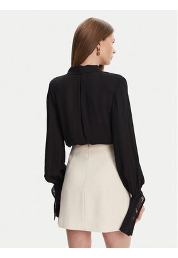 Elisabetta Franchi Body CB-006-51E2 Czarny Regular Fit. Kolor: czarny. Materiał: wiskoza