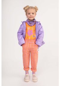 COCCODRILLO - Coccodrillo kurtka dziecięca kolor fioletowy. Okazja: na co dzień. Typ kołnierza: kaptur. Kolor: fioletowy. Styl: casual #2