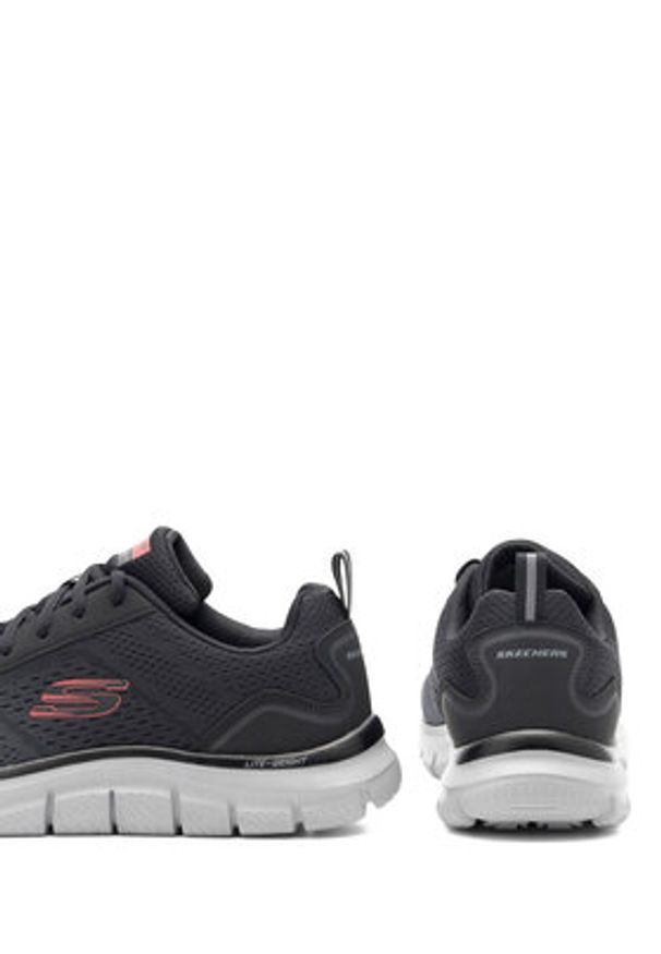 skechers - Skechers Sneakersy TRACK RIPKENT 232399 BKCC Czarny. Kolor: czarny. Materiał: materiał