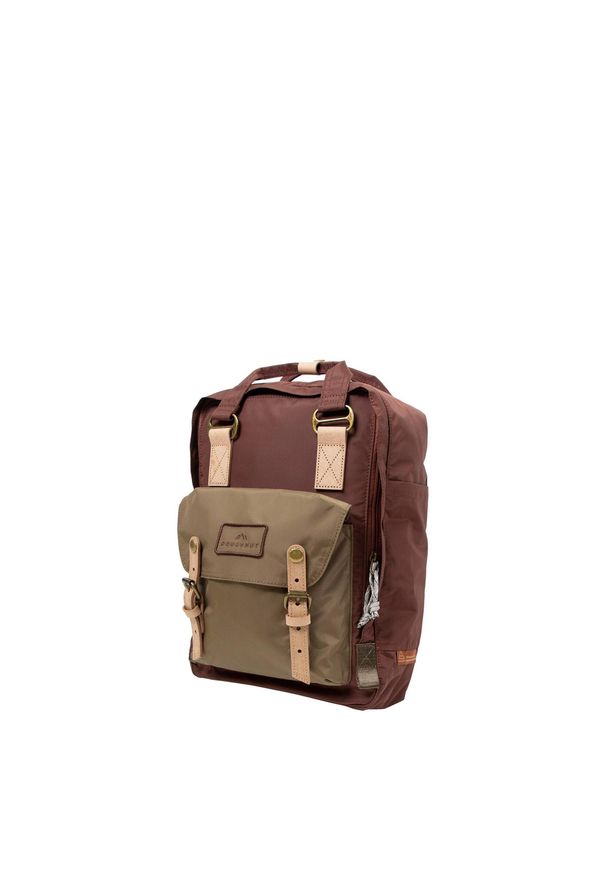 Plecak miejski Doughnut Macaroon Jungle Series - maroon/khaki. Kolor: czerwony
