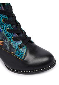 Laura Vita Trzewiki Alcbaneo 167 Czarny. Kolor: czarny. Materiał: skóra, lakier #7