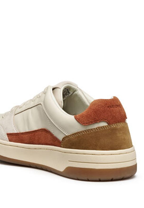 Geox Sneakersy U Sedral Court U56M5A 02285 C1S5Z Biały. Kolor: biały. Materiał: skóra