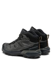 salomon - Salomon Trekkingi X Ultra 360 Leather Mid Gore-Tex L47570800 Czarny. Kolor: czarny. Materiał: materiał. Technologia: Gore-Tex. Sport: turystyka piesza #4