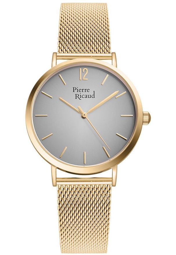 Zegarek damski Pierre Ricaud P51078.1157Q złoty. Kolor: złoty