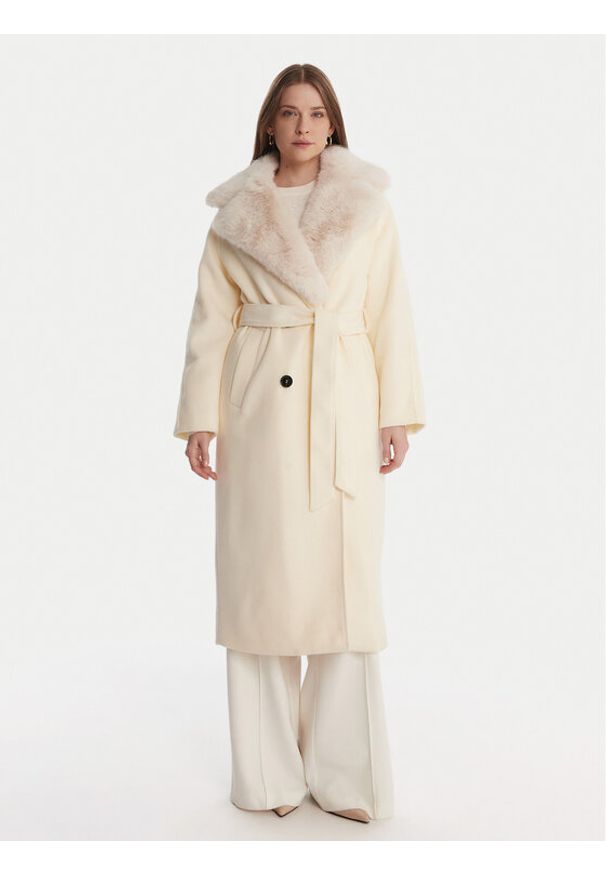 Artigli Płaszcz przejściowy ACCP002929 Écru Regular Fit. Materiał: syntetyk