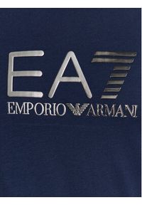 EA7 Emporio Armani T-Shirt 6RPT71 PJM9Z 1554 Granatowy Regular Fit. Kolor: niebieski. Materiał: bawełna #4