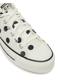 Converse Trampki Chuck Taylor All Star Lift Platform Polka Dots A10689C Beżowy. Kolor: beżowy. Materiał: materiał. Obcas: na platformie #3