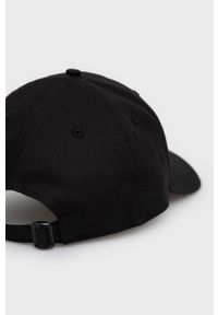 New Era czapka kolor czarny z aplikacją. Kolor: czarny. Wzór: aplikacja #3