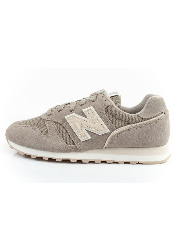 New Balance - Buty na co dzień damskie NEW BALANCE 373 skóra. Okazja: na co dzień. Kolor: beżowy. Materiał: skóra. Model: New Balance 373. Sport: turystyka piesza