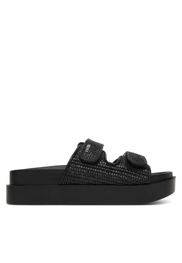 Klapki DKNY. Kolor: czarny