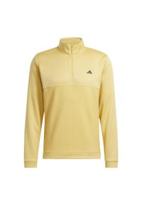 Adidas - Bluza Ultimate365 Textured Quarter-Zip. Typ kołnierza: golf. Kolor: biały. Materiał: materiał. Długość rękawa: długi rękaw