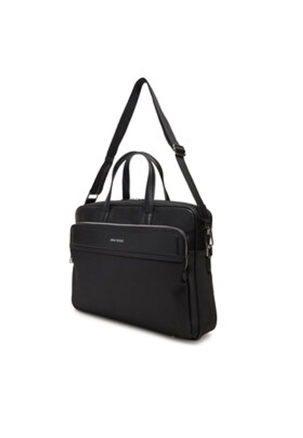Gino Rossi Torba na laptopa 05A11192-1 Czarny. Kolor: czarny. Materiał: materiał