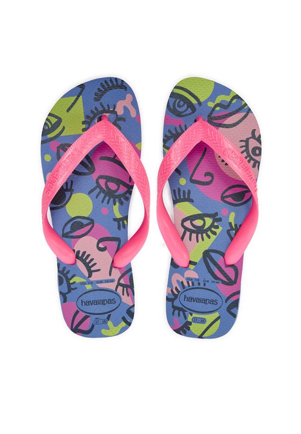 Havaianas Japonki 41402583562 Kolorowy. Materiał: syntetyk. Wzór: kolorowy