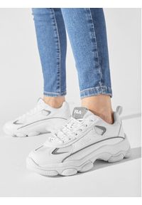 Fila Sneakersy Strada Lucid Wmn FFW0192.10004 Biały. Kolor: biały. Materiał: skóra #5