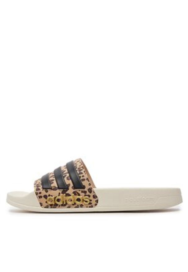 Adidas - adidas Klapki adilette Shower Slides IG3682 Brązowy. Kolor: brązowy. Materiał: syntetyk