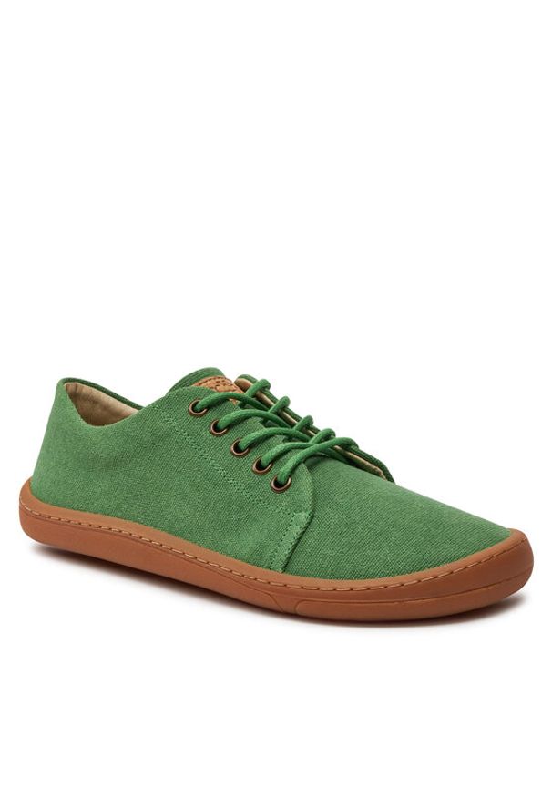 Froddo Sneakersy Barefoot Vegan Laces G3130249-1 S Zielony. Kolor: zielony