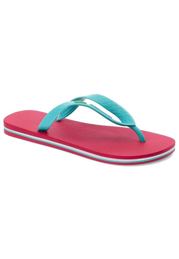 Różowe Japonki Ipanema Wodoodporne Obuwie Damskie. Okazja: na plażę, na spacer, na co dzień. Kolor: niebieski. Materiał: materiał. Sezon: lato. Styl: casual