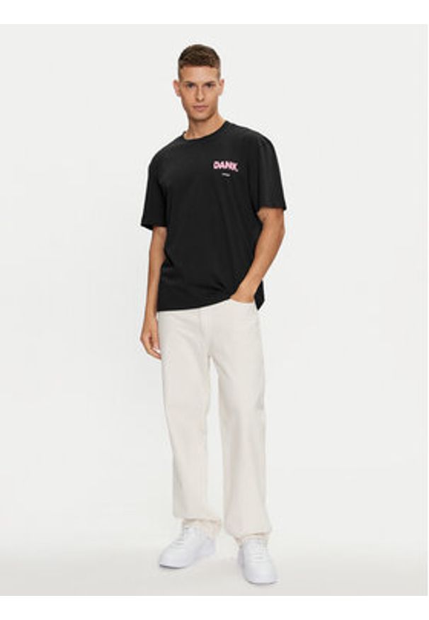 Hugo T-Shirt Danckugo 50517645 Czarny Relaxed Fit. Kolor: czarny. Materiał: bawełna